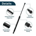 thumbnail image 5 of Unique Bargains Lift Supports Struts for Toyota Yaris 2006-2011 Hatchback with Rear Wiper No.689500W391/689600D012 Rear Hatch Gas Spring Black 2 Pcs, 5 of 7