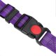 thumbnail image 2 of Ceinture de sécurité réglable pour animal de compagnie, sangle réfléchissante en nylon pour voiture, violet, 2 of 4