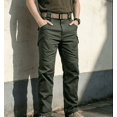 thumbnail image 3 of Men'S Hiking Tactical Pants Lightweight Cotton Outdoor Military Combat Cargo Trousers,Tactical Waterproof Pants, Men'S Stretch Hiking Work Cargo With Multi Pockets Green M, 3 of 5