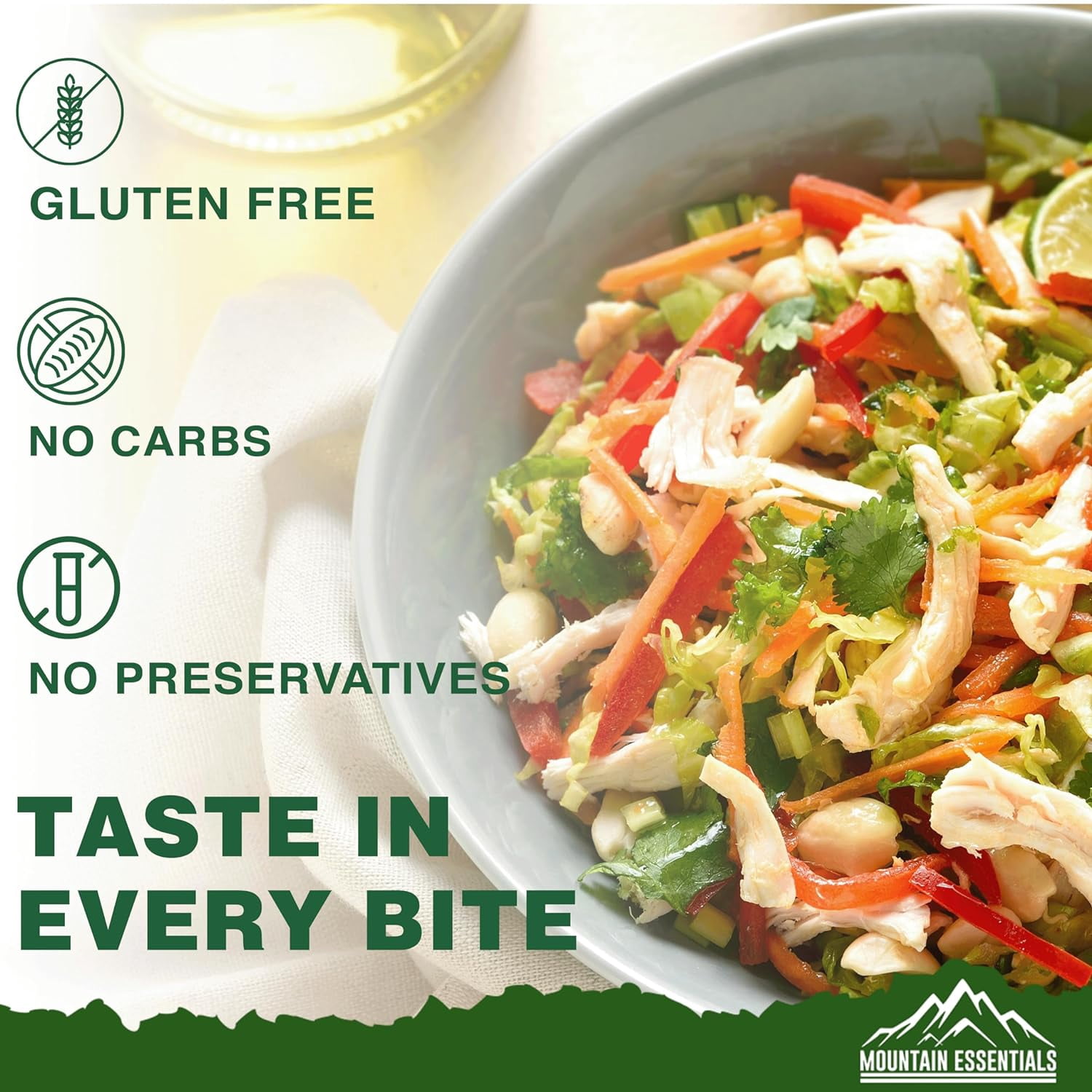 Mountain Essentials All Natural Canned Turkey 28 oz | Fully Cooked, Ready to Eat White Meat | Emergency Food & Pantry Staple | Pack of 1