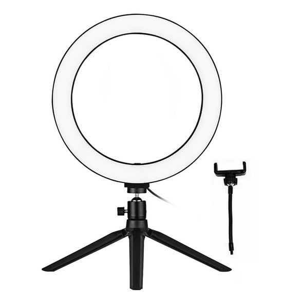 Amdohai 10 Inch LED Ring Light with Tripod Stand Phone Holder