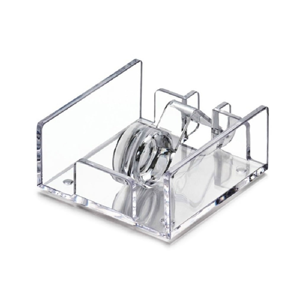 Clear Acrylic Cocktail Napkin Holder Roller Style Kitchen Tabletop Dispenser 