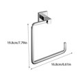 thumbnail image 4 of Cateissary Soporte de papel higiénico montado en la pared, accesorios funcionales para baño, toallero de acero inoxidable Juegos de accesorios de baño Toallero, 4 of 6