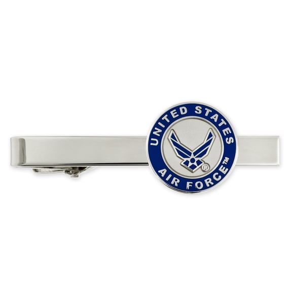 PinMart Officially Licensed U.S. Air Force Tie Clip - Silver