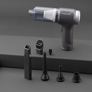 COFEST Nettoyeur à vide auto portable sans fil de voiture à aspirateur aspiration et blowing double-usage Portable Noir