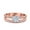 Rose, variant on Simulated Cubic Zirconia Size-6 Two Piece Art Deco Wedding Engagement Bridal Ring 925 Sterling Silver