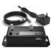 24dB TV Antenna Digital Signal Booster Amplifier for HDTV Cable - w/ Coax Cable