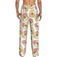 thumbnail image 3 of Xecao Sunflowers Men's Straight Lounge Pajama Pants: The Ultimate in Comfortable Sleepwear, 3 of 9