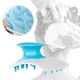 thumbnail image 2 of Cepillo de champú para el cabello Zulema Suave silicona para el cabello herramienta azul, 2 of 8