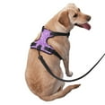 thumbnail image 3 of Picia Lilac Glittering No-Pull Dog Harness Reflective Front Clip Vest with Handle,Step-in Air Dog Harness,Adjustable 2 Metal Rings 4 Buckles,Easy to Put on & Take Off, 3 of 9
