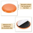 thumbnail image 3 of 20Pack Furniture Sliders, 1-3/4 Inch Round Adhesive Furniture Moving Pad, Orange, 3 of 6