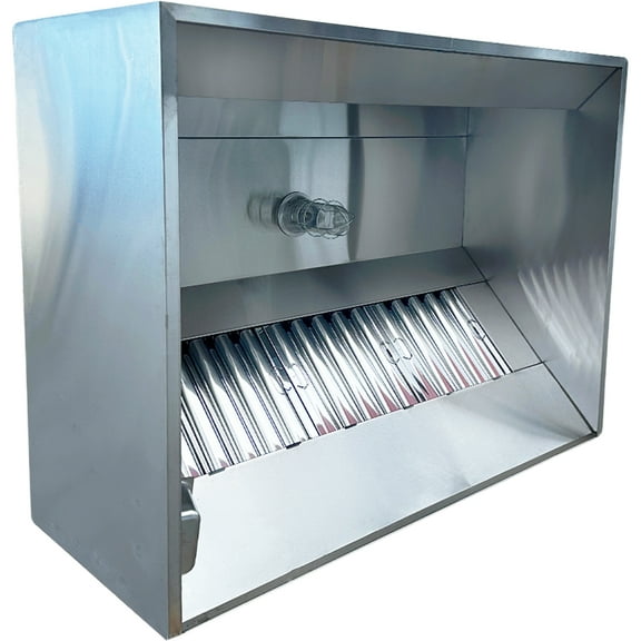 5 Ft. Commercial Exhaust Hood, Restaurant Hood, Only Hood 60''Wx25''Dx47.3''H