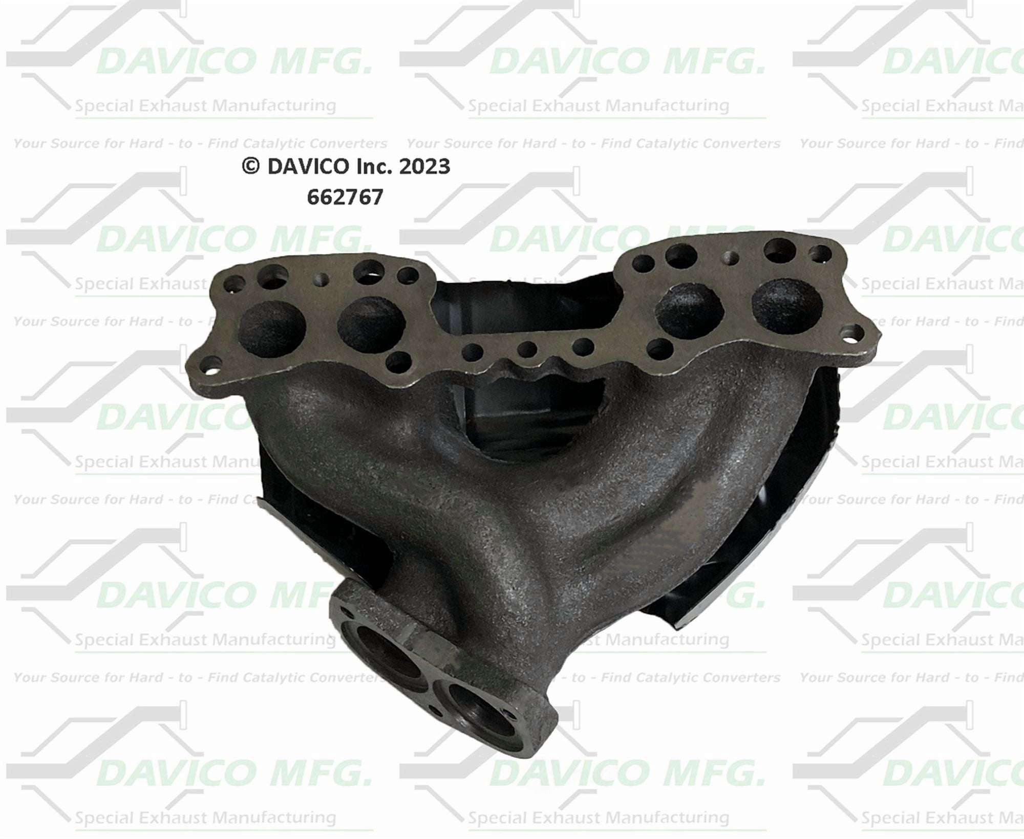 Davico Mfg 662767 Stand alone Exact-Fit exhaust manifold