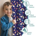 thumbnail image 3 of Blackout Kids Curtains,Blue Cartoon Rainbow Lips Ice Cream Diamond Childrens Insulated Curtains Set Of 2,Bedroom Essentials,Toddler Room Decor 42"x84", 3 of 5
