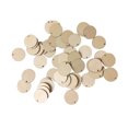 thumbnail image 1 of Naiovety 250 piezas de accesorios de sin terminar, multiusos, redondos, para manualidades, rebanadas de madera, accesorios para hacer manualidades Decoración del hogar Naiovety HA011968-00, 1 of 6