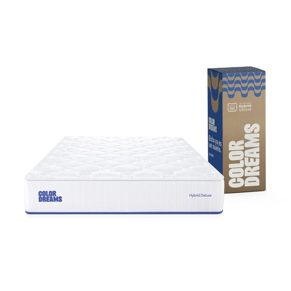 Colchón Matrimonial Color Dreams Hybrid Deluxe | 25 cm | Firmeza firme | Caja | Certificado