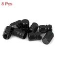 thumbnail image 3 of Unique Bargains Tire Stem Valve Caps Dustproof Hexagon Shape Aluminum Alloy 8pcs Black, 3 of 6