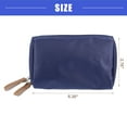 thumbnail image 3 of Vocoste Portable Cosmetic Bag Travel Makeup Bag Storage Bag Waterproof Nylon PVC Dark Blue, 3 of 6