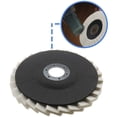 thumbnail image 4 of Disco pulidor con acabado de alto brillo, disco de láminas de fieltro con respaldo de fibra de vidrio que ofrece estabilidad, pulido de acero inoxidable perfeccionado para obtener resultados, 4 of 5