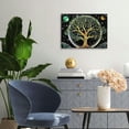 thumbnail image 4 of Pratyus Tree of Life Canvas Prints Wall Art Decor Ready To Hang Room Home Art 20x16in, 4 of 6
