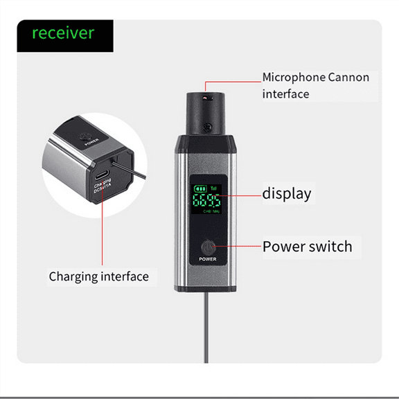 Wireless Microphone Converter Microphone Transmitter Receiver Xlr Microphone Wireless System for Dynamic Microphone