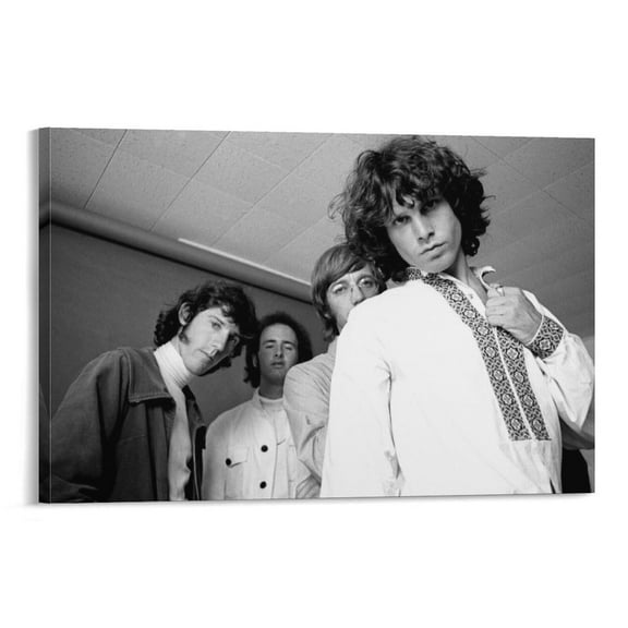 Famous Jim Morrison Poster 2 Canvas Wall Art Print For Room Aesthetic And Decor Poster For Bedroom Office Home Dorm Kitchen Bathroom Decor