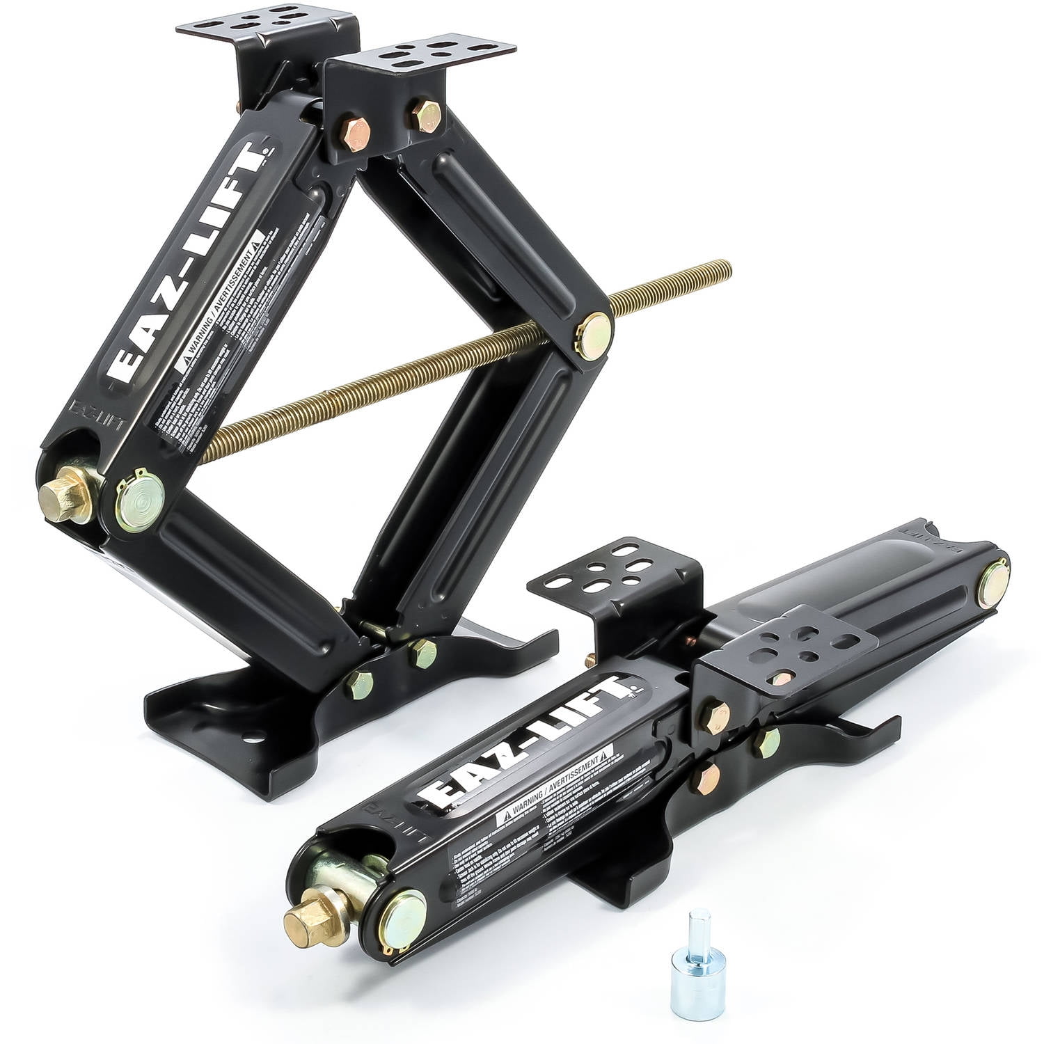 EazLift 48800 20" Leveling Scissor Jack, 2Pack 5,000Pound Rating