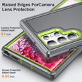 thumbnail image 6 of New Designed for Galaxy S22 Ultra Case, Heavy Duty Shockproof Anti-Scratch Rugged Protective Case with Kickstand for Samsung Galaxy S22 Ultra 6.8 Inch 2022, 6 of 8
