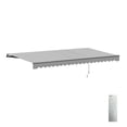 thumbnail image 4 of ALEKO Motorized Retractable Home Patio 20 x 10 ft Awning Silver Gray Canopy, 4 of 7