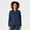 Navy, variant on Wink Layers Women's Fleece Full Zip Jacket, Pewter, L Womens