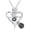 D-Heart Infinity, variant on I Love You Necklace 100 Languages Projection Necklace 925 Sterling Silver Rose Cross Pendant Necklace Rose Jewelry Gifts for Women Mom Christmas