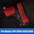 thumbnail image 2 of Cubierta de pedales de freno y acelerador de coche, accesorios para Mazda 3 BP, CX30, CX-30, CX50, CX60, MX30, 2019, 2020, 2021, 2022, 2023, 2024, 2 of 5