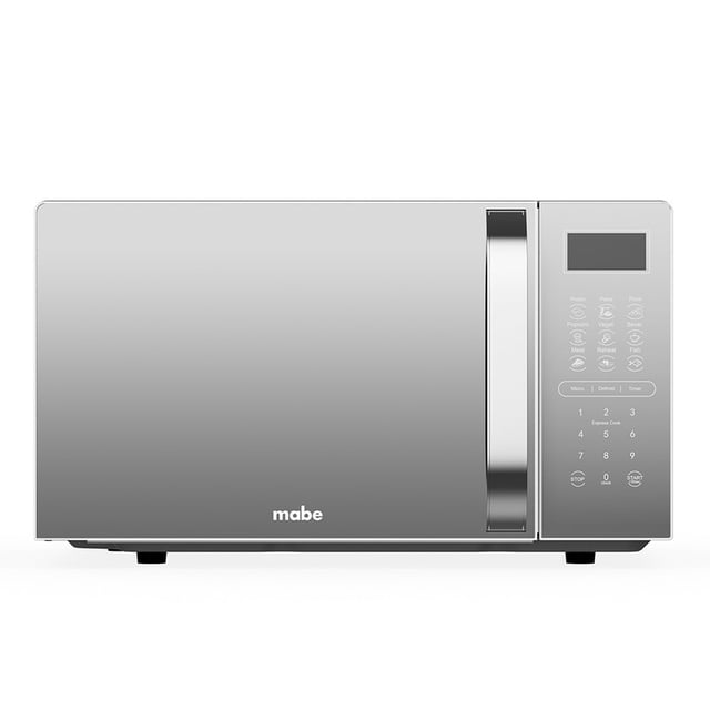 Horno de Microondas Mabe 1.1 Pies HMM11SJW Plateado con Jaladera