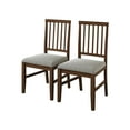 thumbnail image 2 of Castle Place Heritage Vertical Wooden Dining Chairs, Brown, Set of 2, 2 of 9