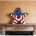 thumbnail image 7 of Patriotic Flower Wreath, Artificial Red White Blue Star Decor for 4th of July, Memorial Day, Veterans Day, and Labor Day, Hanging Decoration for Home or Office, 7 of 7