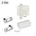thumbnail image 6 of Unique Bargains 5-6mm Glass Door Single Head Magnetic Catch Latch ABS White with Clamp 2 Set, 6 of 6
