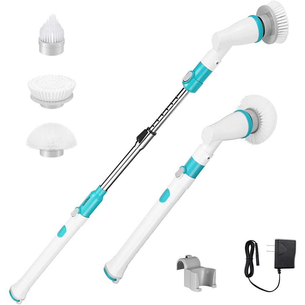 Hommak Electric Spin Scrubber, 350 RPM Shower Scrubber with