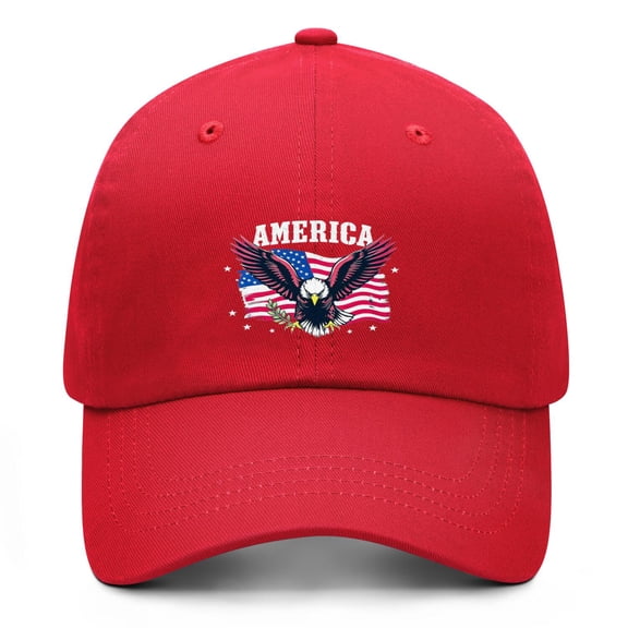 250th Anniversary USA Red Baseball Cap with Patriotic Printed Graphic and Comfortable Adjustable Closure for Men Women and Outdoor Wear