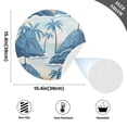 thumbnail image 3 of Trees Mountain Ocean Sea Black Round Placemats Plate Mats 15 Inch Non-Slip Heat Resistant Washable PVC Set Indoor for Kitchen Dining Table 4PCs, 3 of 6