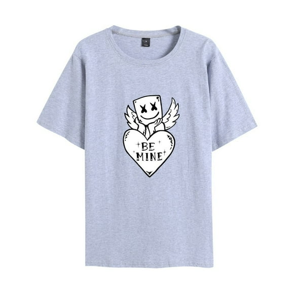 Marshmello Marshmallow DJ Trend Rock Peripheral Men's And Women's Short Sleeve T-Shirt