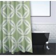 thumbnail image 3 of Simply Daisy Tidepool Polyester Polyester Shower Curtain, Green, 3 of 3