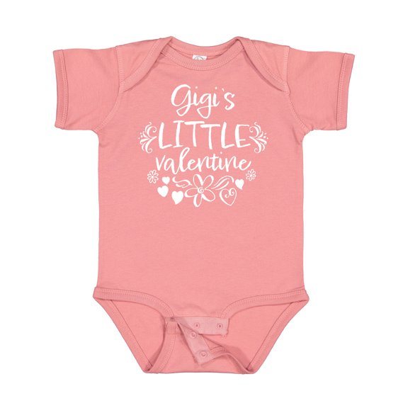 Inktastic Gigi's Little Valentine Boys or Girls Baby Bodysuit