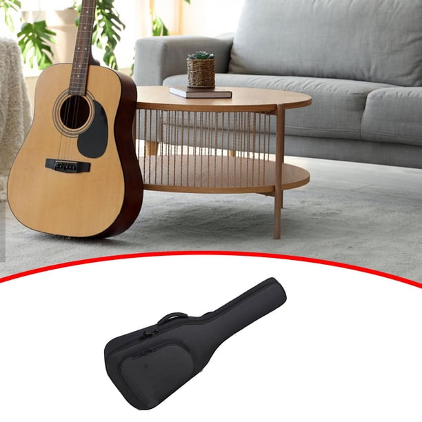 Estuche para guitarra Hugo acolchado grueso portátil a prueba de polvo para guitarra de 39 pulgadas