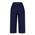 thumbnail image 4 of XINXIAOO Women's Pants Woman Pants Casual Navy Baggy Pants Loose Pants for Women Summer Womens Wide Leg Pants with Pockets Summer Pants for Women 2025, 4 of 4