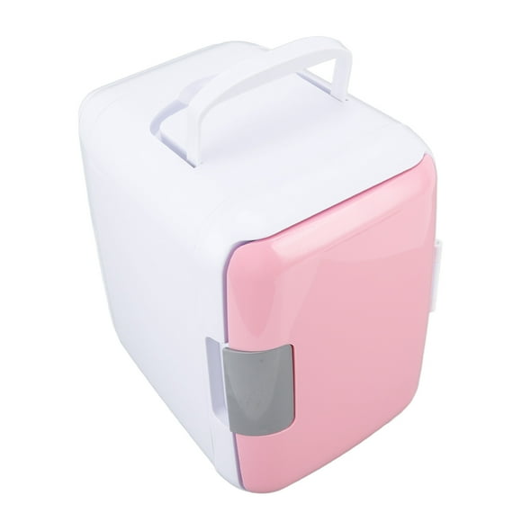 Small Refrigerator Cooler, Mini Fridge For Skincare Cosmetic Foods Medications Drinks With 4 Liter 6 Can Capacity Compact Refrigerators Refrigerators, Freezers Ice Makers