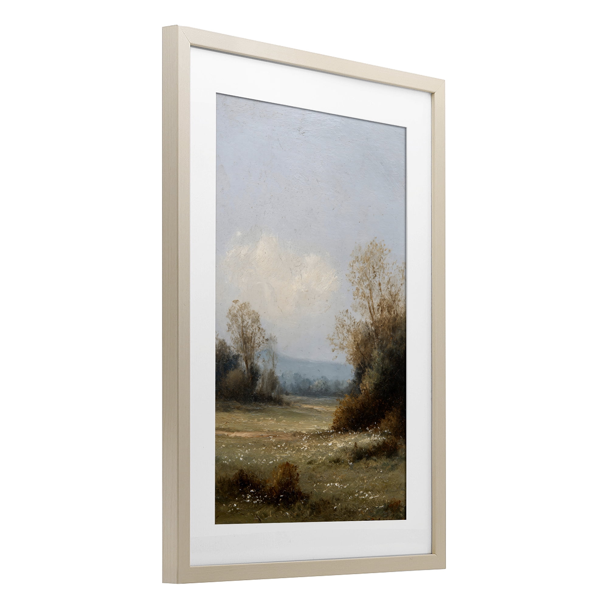 Stupell Industries Silent Little Meadow Birch Framed Print Under Glass, design by Petal Prints Design