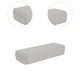 thumbnail image 5 of Almohada rectangular de espuma para yoga, soporte para accesorios de pilates, yoga y fitness. Gris claro, 5 of 9