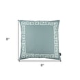 thumbnail image 4 of Gray and White Greek Key Bordered Throw Pillow, 4 of 7