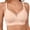 Light Pink, variant on Seamless Sheer Mesh Bralette for Airy Lightweight Soft Comfort Wireless T Shirt Bra with Jelly Support and Lift Small Bras for Women Custom Sports Bra Strapless Front Buckle Lift Bra