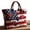Red, variant on USA 250th Anniversary Tote Bag, "Blooming for 250 Years" Floral & Flag Quilted Shoulder Bag, Patriotic Reusable Tote for 1776-2026 Celebrations